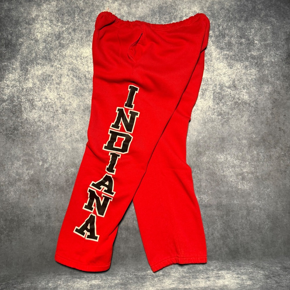 Vintage Nutmeg Indiana Hoosiers Sweatpants Men's Size XL Made USA 90s IU